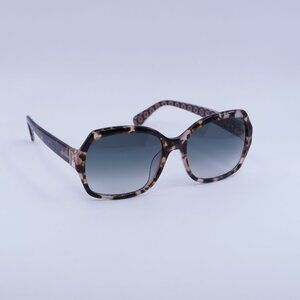 Kate AMBERLYNN/S 0MAP 9K Sunglasses Havana Square Frame, Green Lenses